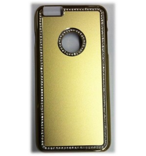 EMAAN - Luxury Diamond Crystal Rhinestone Bling Hard Case Cover For Apple iPhone 6 Plus 5.5" - GOLDEN COLOR