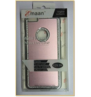 EMAAN - Luxury Diamond Crystal Rhinestone Bling Hard Case Cover For Apple iPhone 6 Plus 5.5" - BABY PINK COLOR