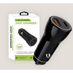 Car Adapter Dual Type C Fast
