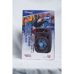 EW-F65 Bluetooth Speaker with LED Light & Microphone 6.5 inch Extra Tall 4500W