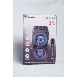 EW-529 Bluetooth Speaker with LED Light & Microphone
